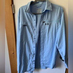 Under Armour Heat Gear button up size M